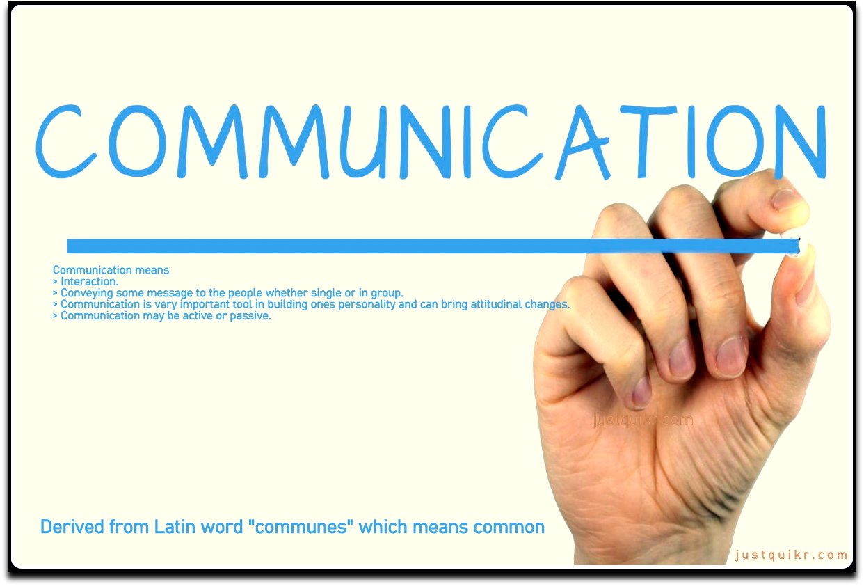 WHAT IS COMMUNICATION