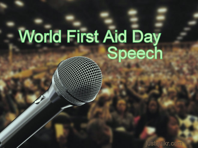 speech on first aid day