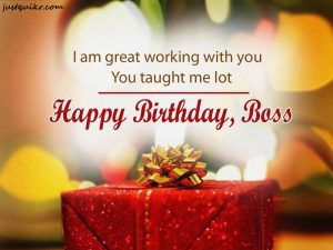 Happy Birthday Wishes Messages for BOSS