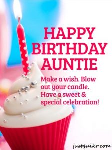 Happy Birthday Wishes Messages for Aunty