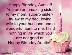 Happy Birthday Shayari Greetings Sayings SMS and Images for Aunty
