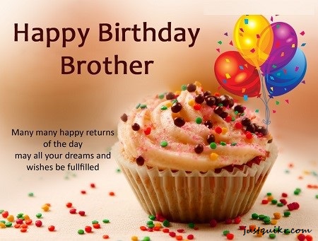 Creative Happy Birthday Wishing Cake Status Images for Brother