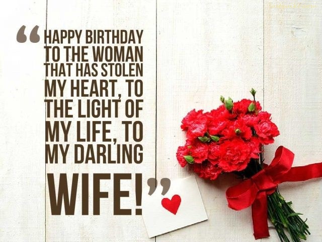 Happy Birthday Wishes Messages for WIFE