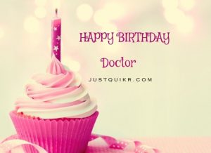 Creative Happy Birthday Wishing Cake Status Images for Doctor