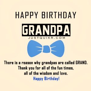 Happy Birthday Special Unique Wishes Messages for GRANDFATHER