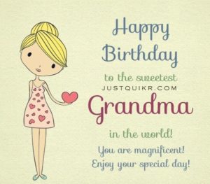 Happy Birthday Special Unique Wishes Messages for GRANDMOTHER