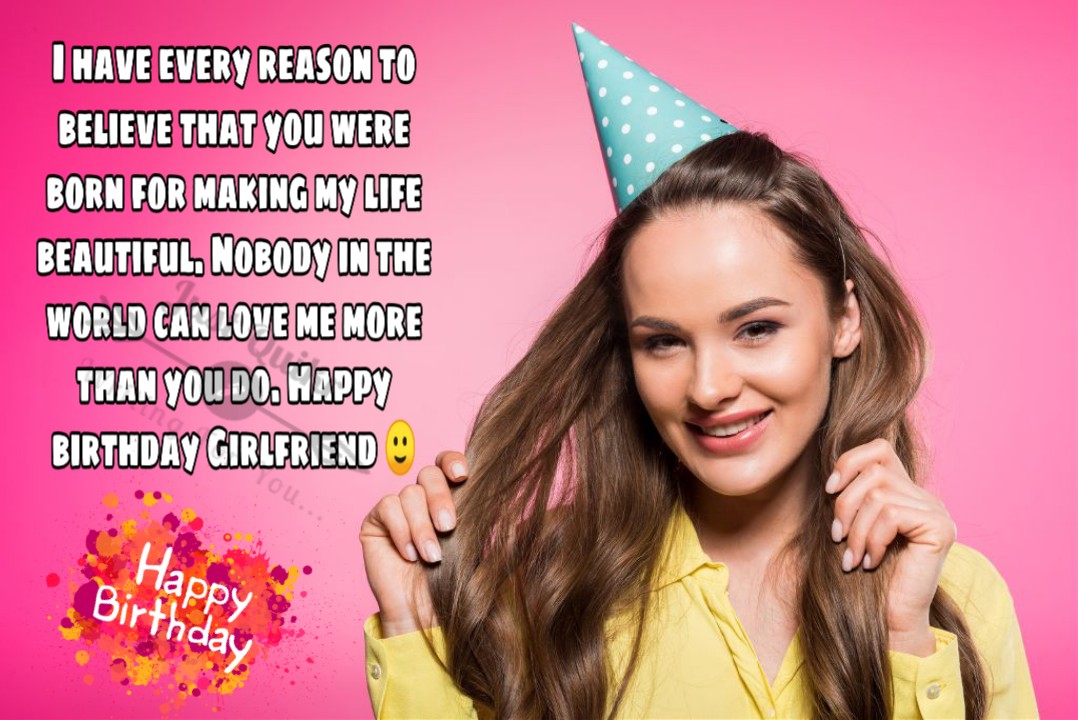 Creative Happy Birthday Wishes Thoughts Quotes Lines Messages in English for Girlfriend  