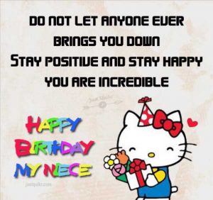Creative Happy Birthday Wishes Thoughts Quotes Lines Messages in English for Niece