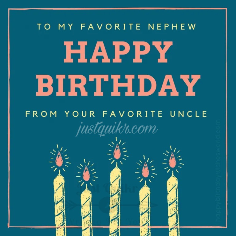 Creative Happy Birthday Wishes Thoughts Quotes Lines Messages in English for Little Nephew