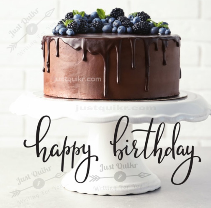 Creative Happy Birthday Wishing Cake Status Images for Woman