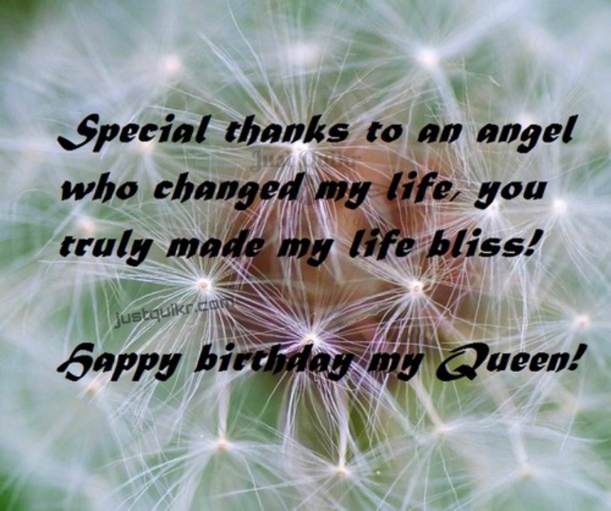 Creative Happy Birthday Wishes Thoughts Quotes Lines Messages in English for Queen