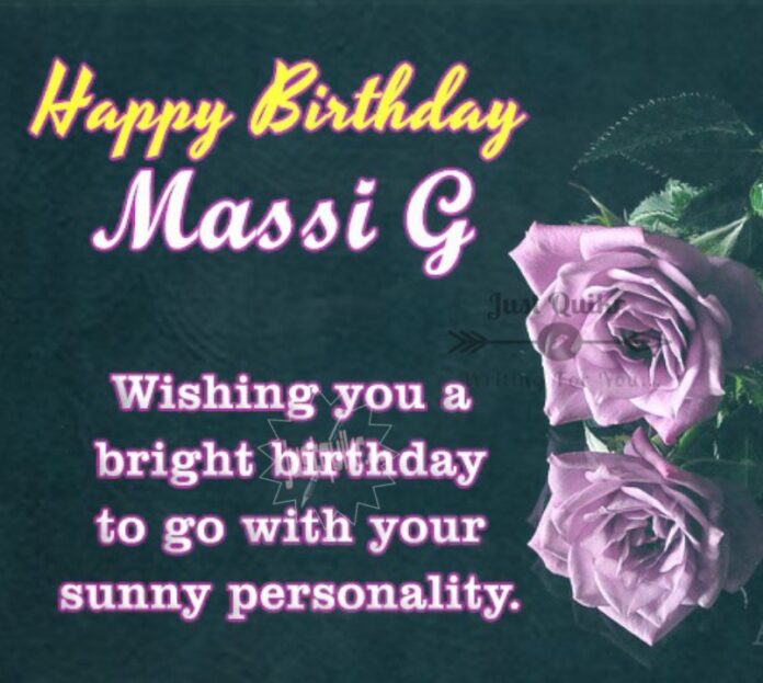 Happy Birthday Special Unique Wishes Messages for Massi ji/Mausi Ji ...