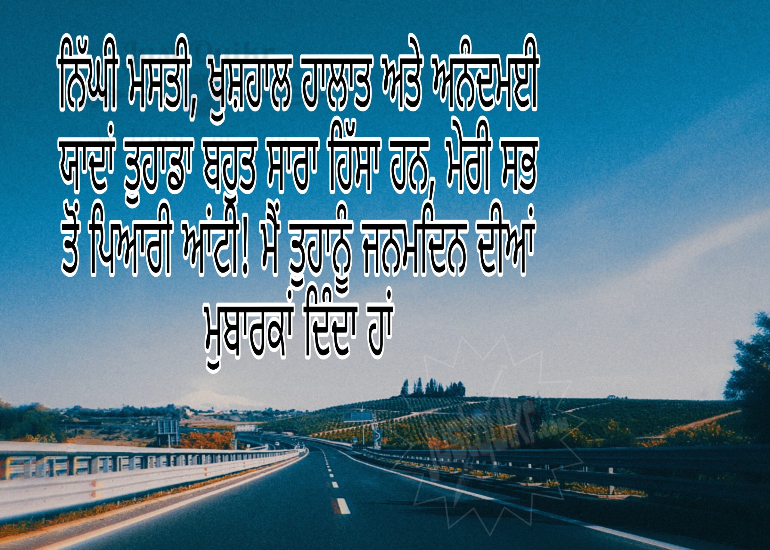 Creative Happy Birthday Wishes Thoughts Quotes Lines Messages For Aunty in Punjabi