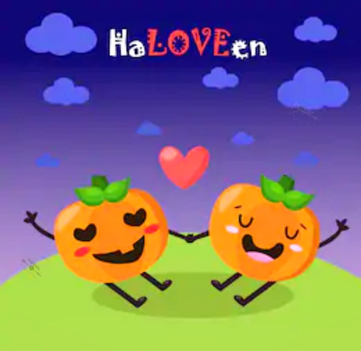 Halloween Day Cartoon Pumpkin Faces