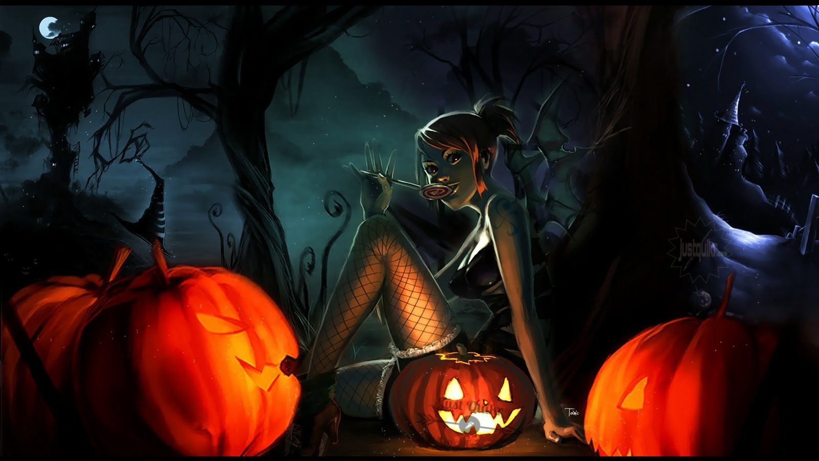 Halloween Day Cartoon Pumpkin Zombies HD Images Pictures 
