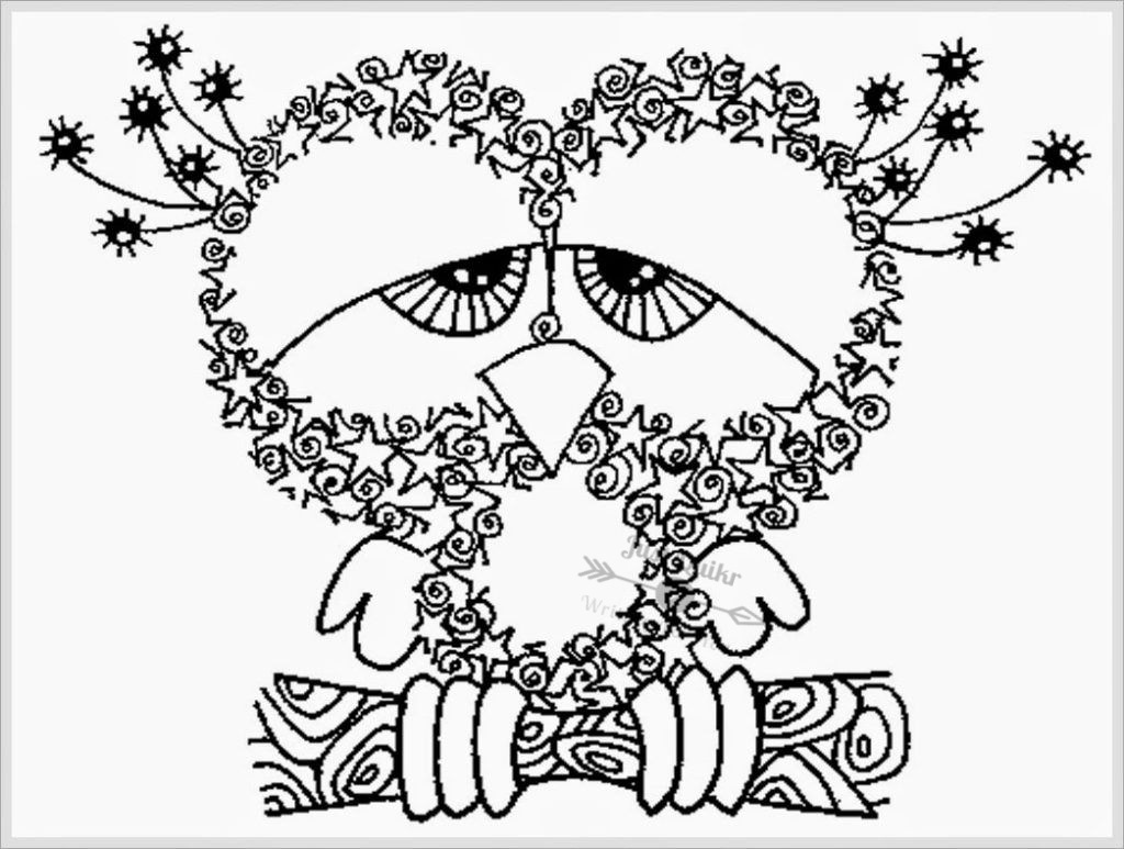 Halloween Day Coloring Pages Drawings for Adults Printable