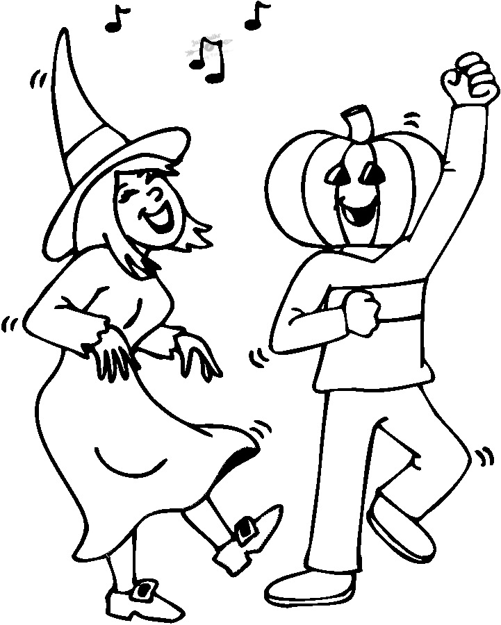 Halloween Day Difficult Coloring Pages Drawings