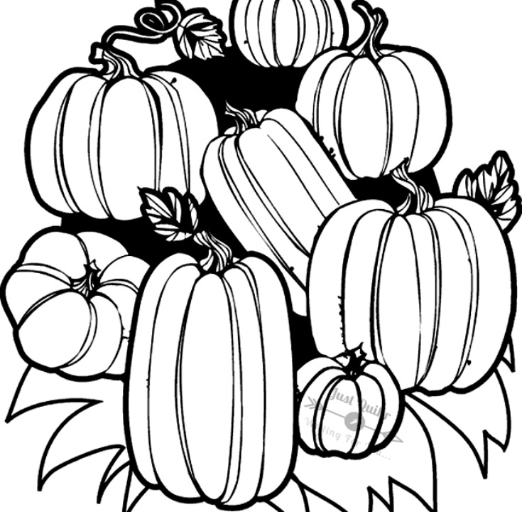 Halloween Day Coloring Pages Drawings for Pumpkins