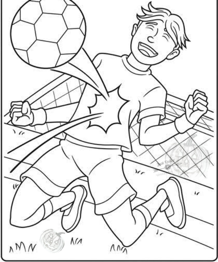Halloween Day Coloring Pages Drawings for School Sports