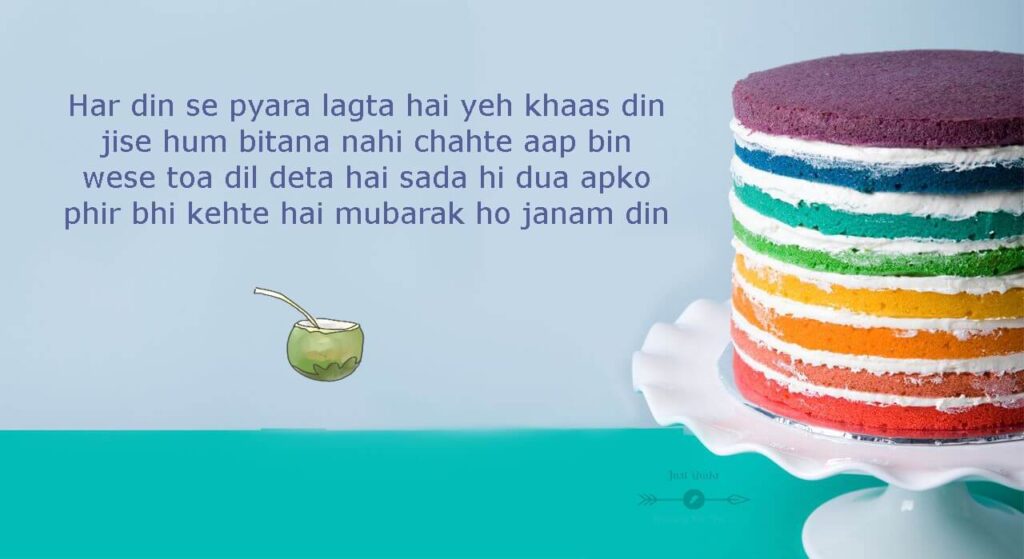 Happy Birthday Cake HD Pics Images with Shayari Sayings for Son-In-Law