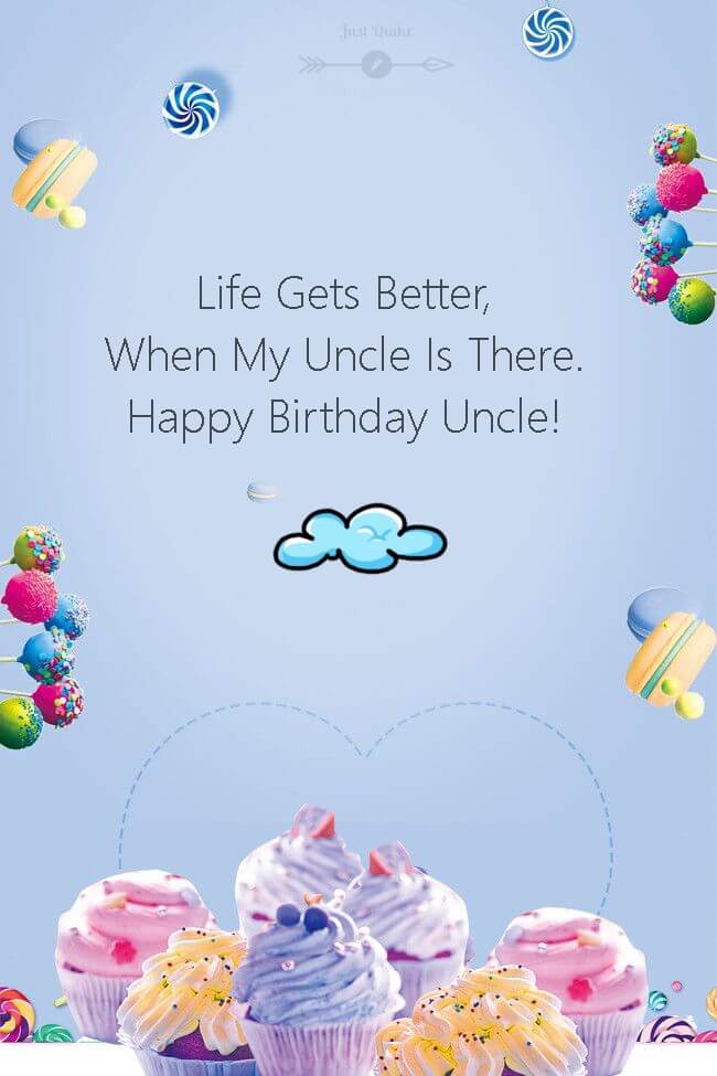 Happy Birthday Cake HD Pics Images with Wishes Quotes for Uncle