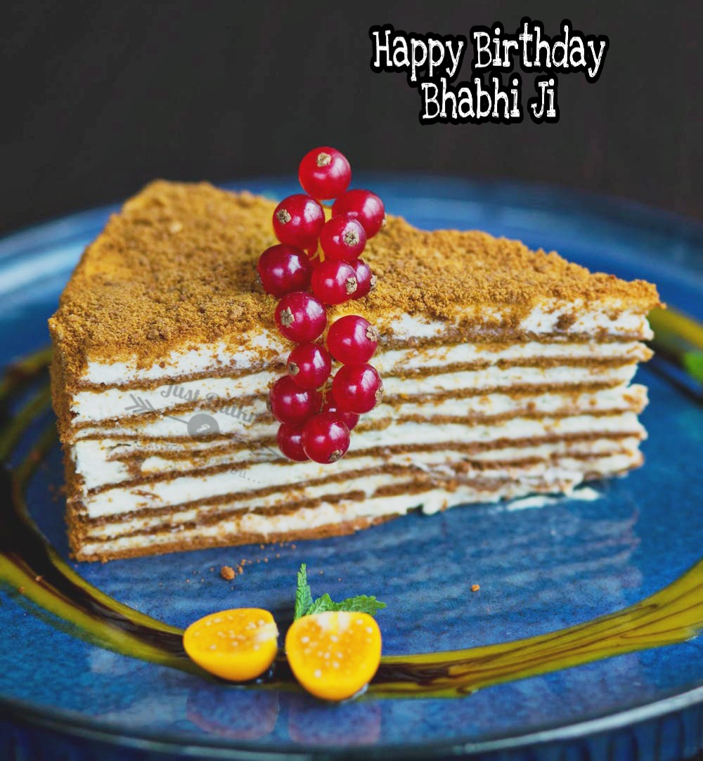 Special Unique Happy Birthday Cake HD Pics Images for Bhabhi Ji