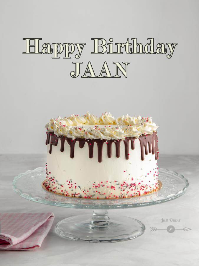 Special Unique Happy Birthday Cake HD Pics Images for Jaan
