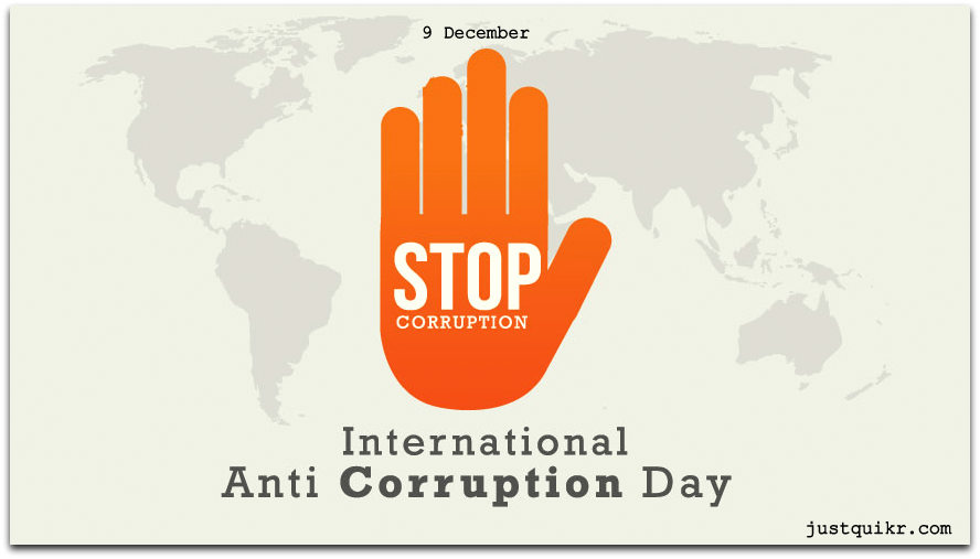 The International Day Against Corruption