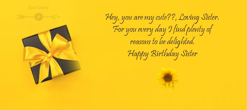 Happy Birthday Cake HD Pics Images with Shayari Sayings for Little Sister in English
