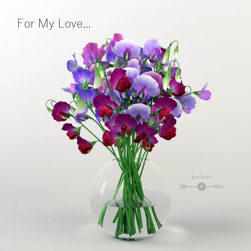 Valentine Day Beautiful Flowers for Girlfriend