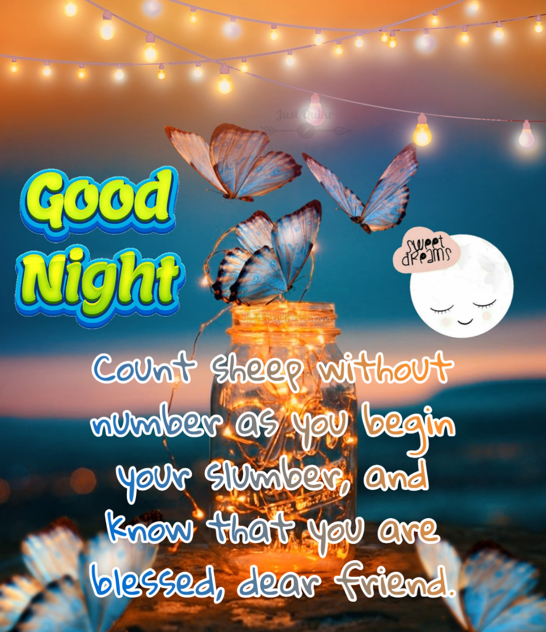 Good Night HD Pics Images For Dear Friend 