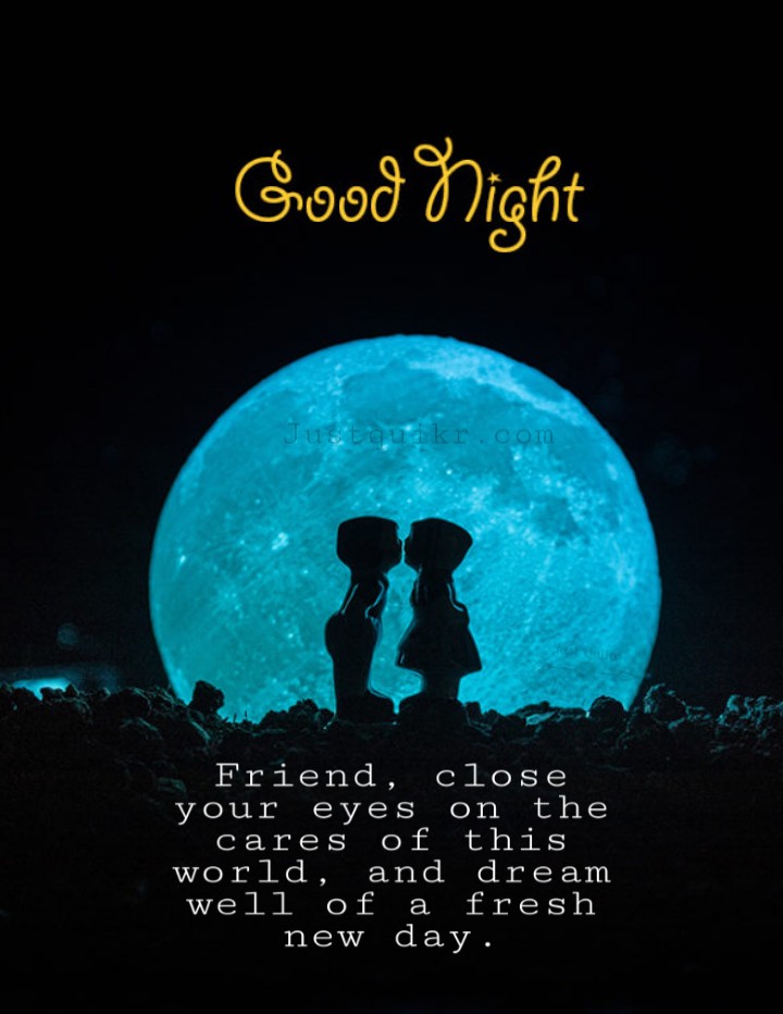 Good Night HD Pics Images For Dear Friend 