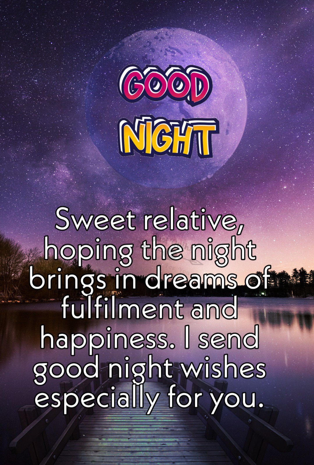 Good Night HD Pics Images For Relatives