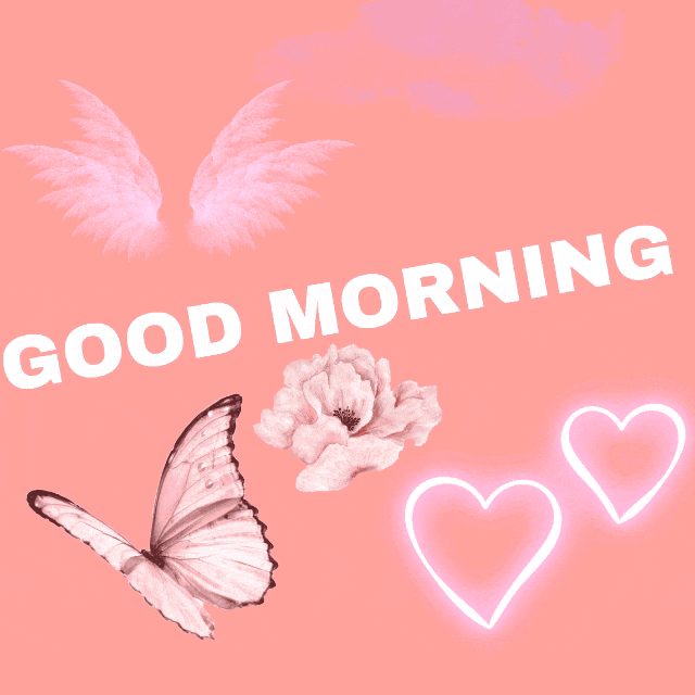 Good Morning Butterfly GIF Images