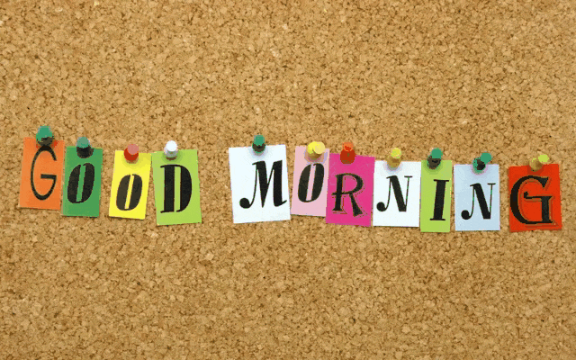 Good Morning Messages GIF Images