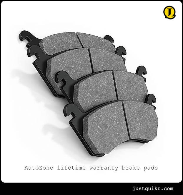 AutoZone lifetime warranty brake pads