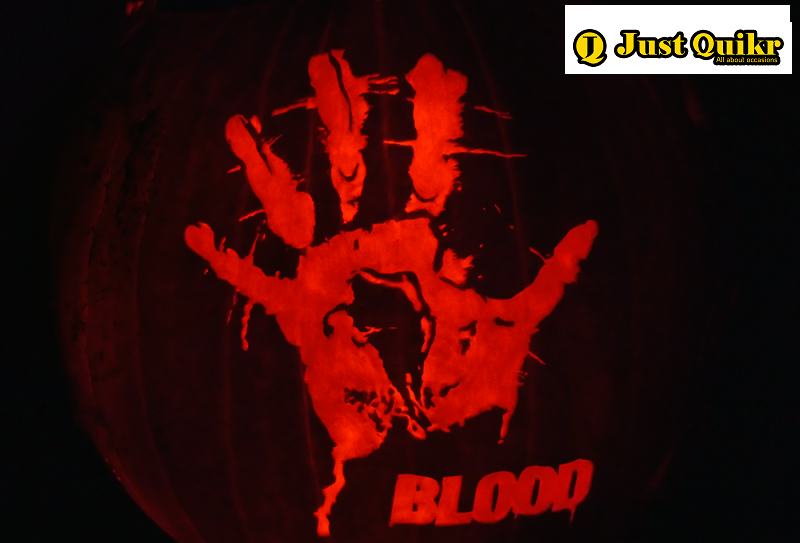 Pumpkin carving ideas 2022 with Blood