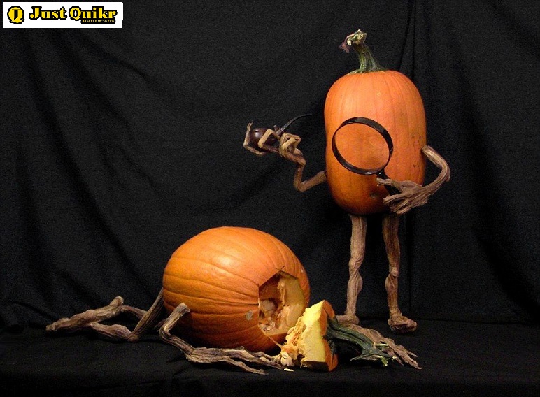 Pumpkin Carving Ideas with Crime Scene
