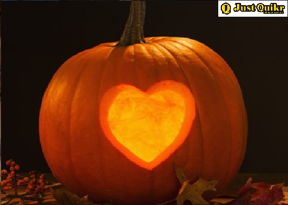 Two Souls and One Heart pumpkin carving