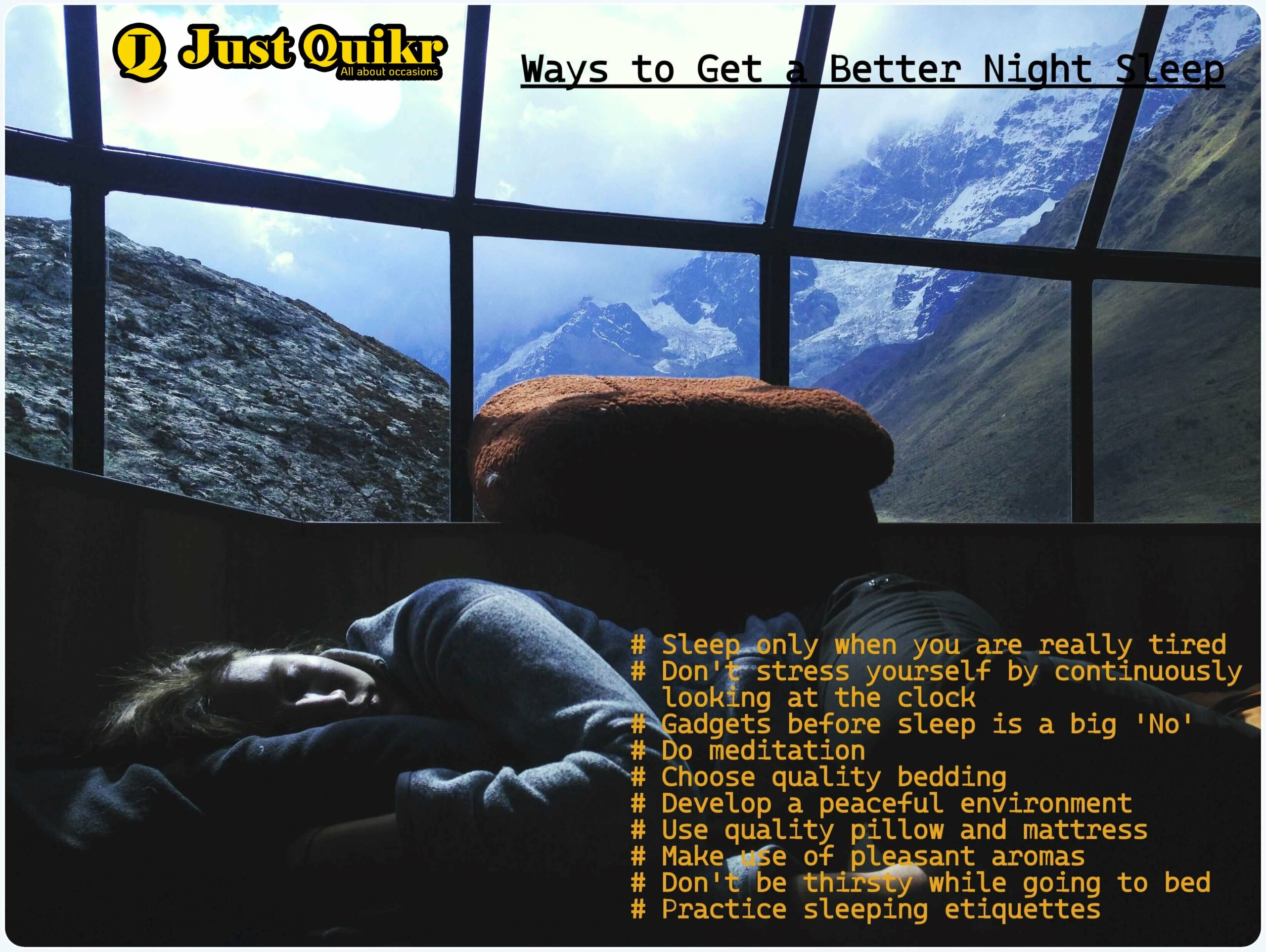 Ways to Get a Better Night Sleep